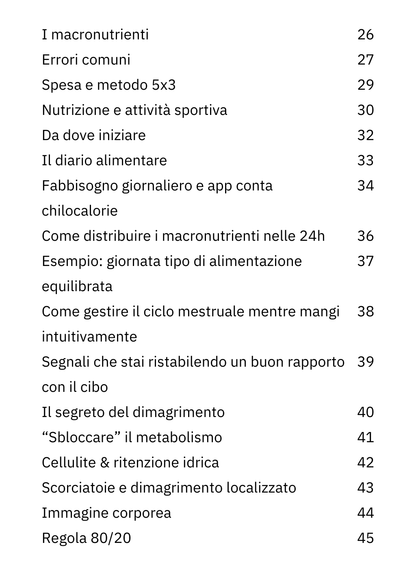 MINDFUL & INTUITIVE EATING