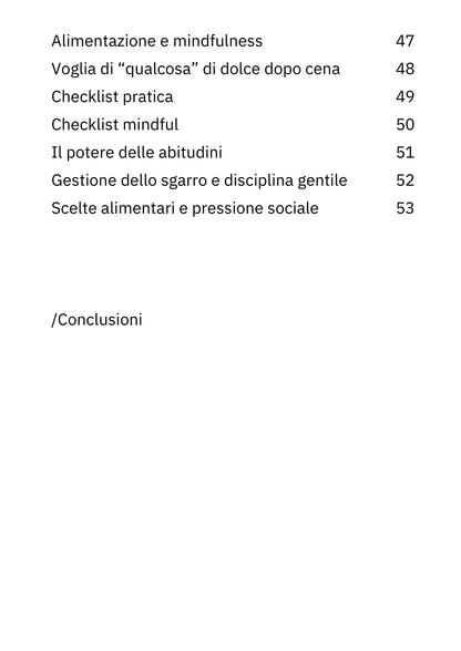 MINDFUL & INTUITIVE EATING